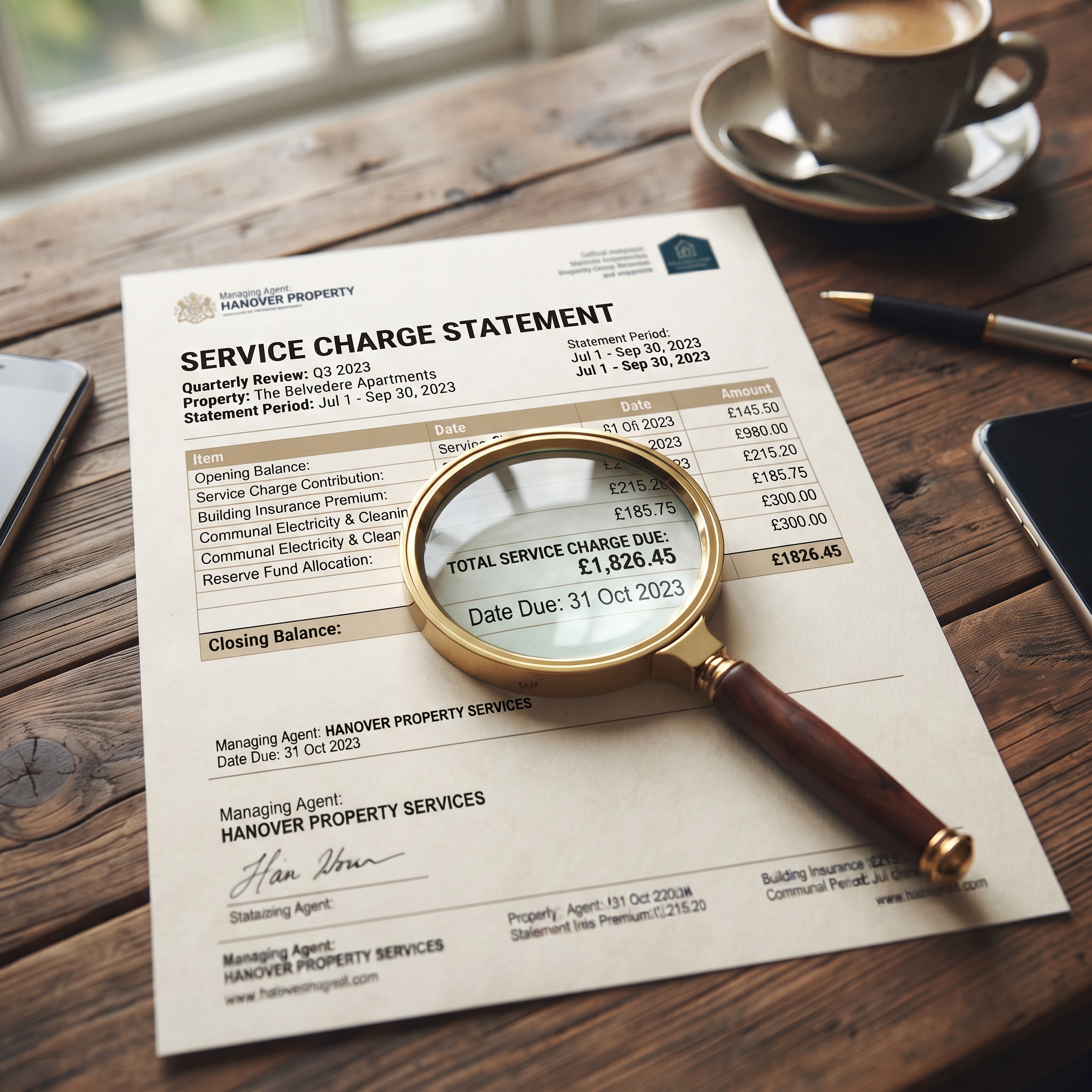 Service Charge Financial Audit